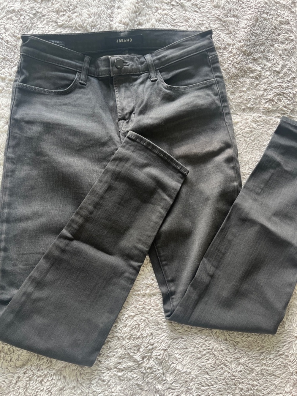 J Brand Charcoal Slim Skinny Jeans